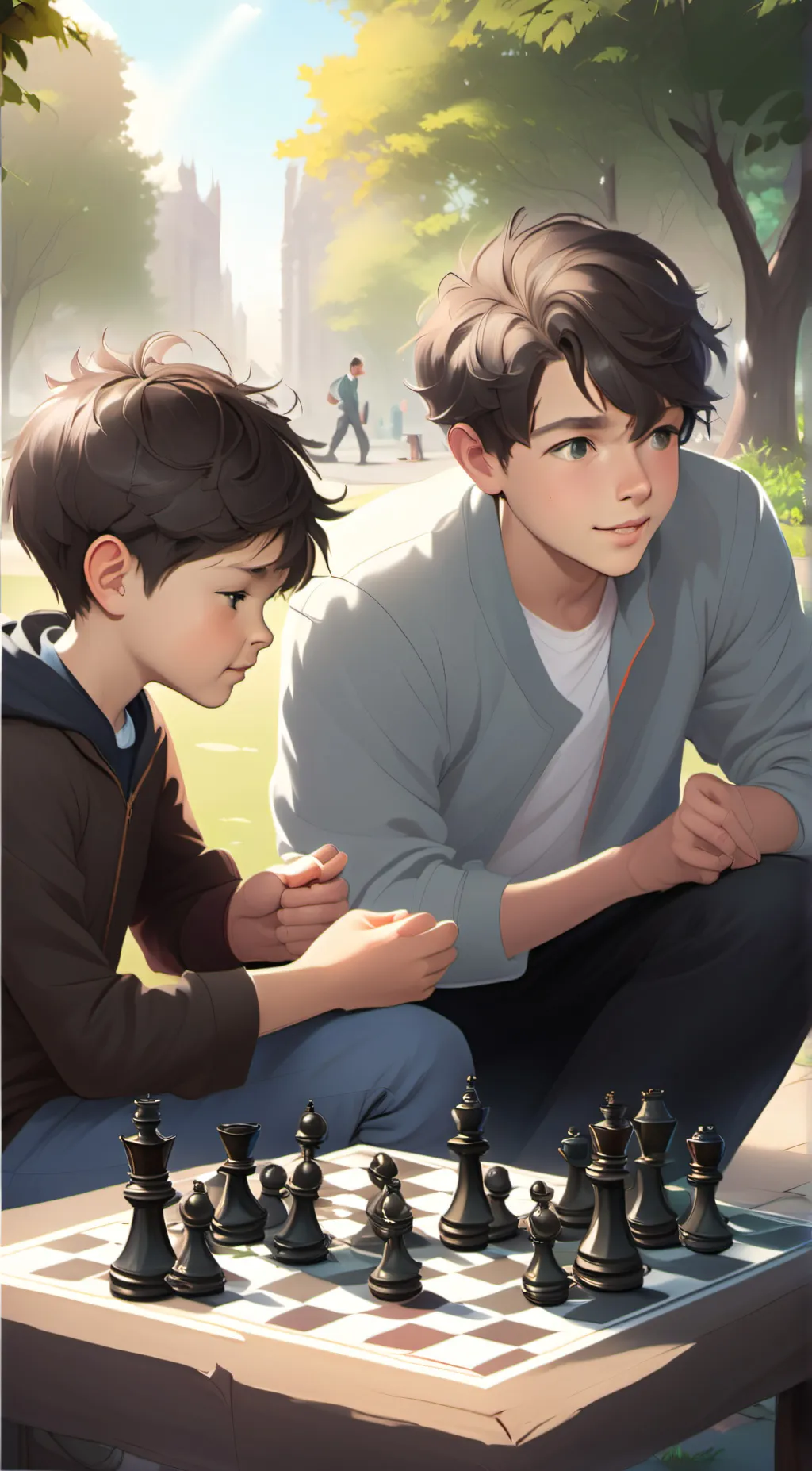 ai character: Jaxon and reign background