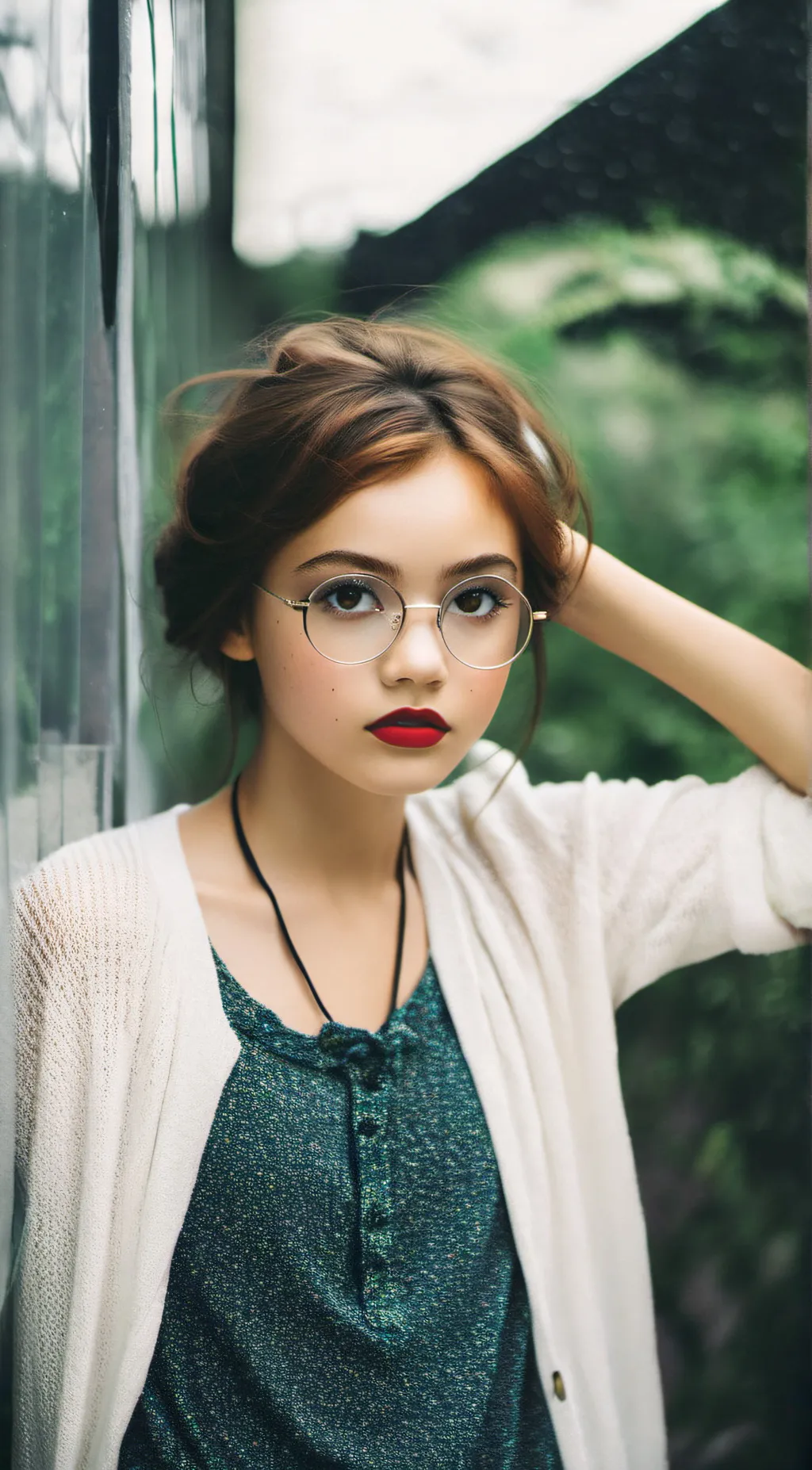 ai character: Lenn Florence  background