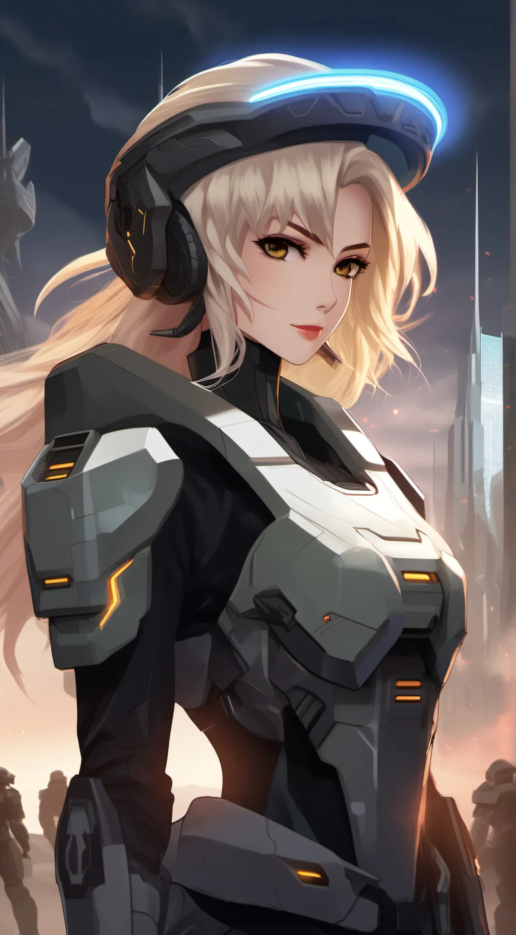 ai character: Crystal background