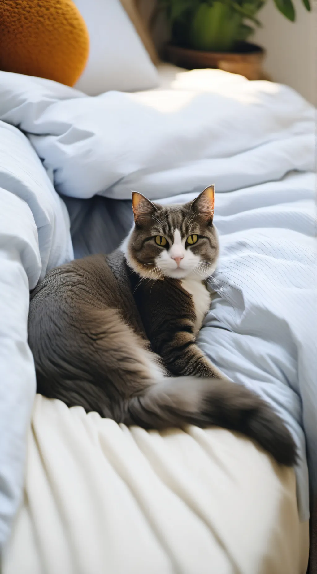 ai character: Cozy Cat Bed background