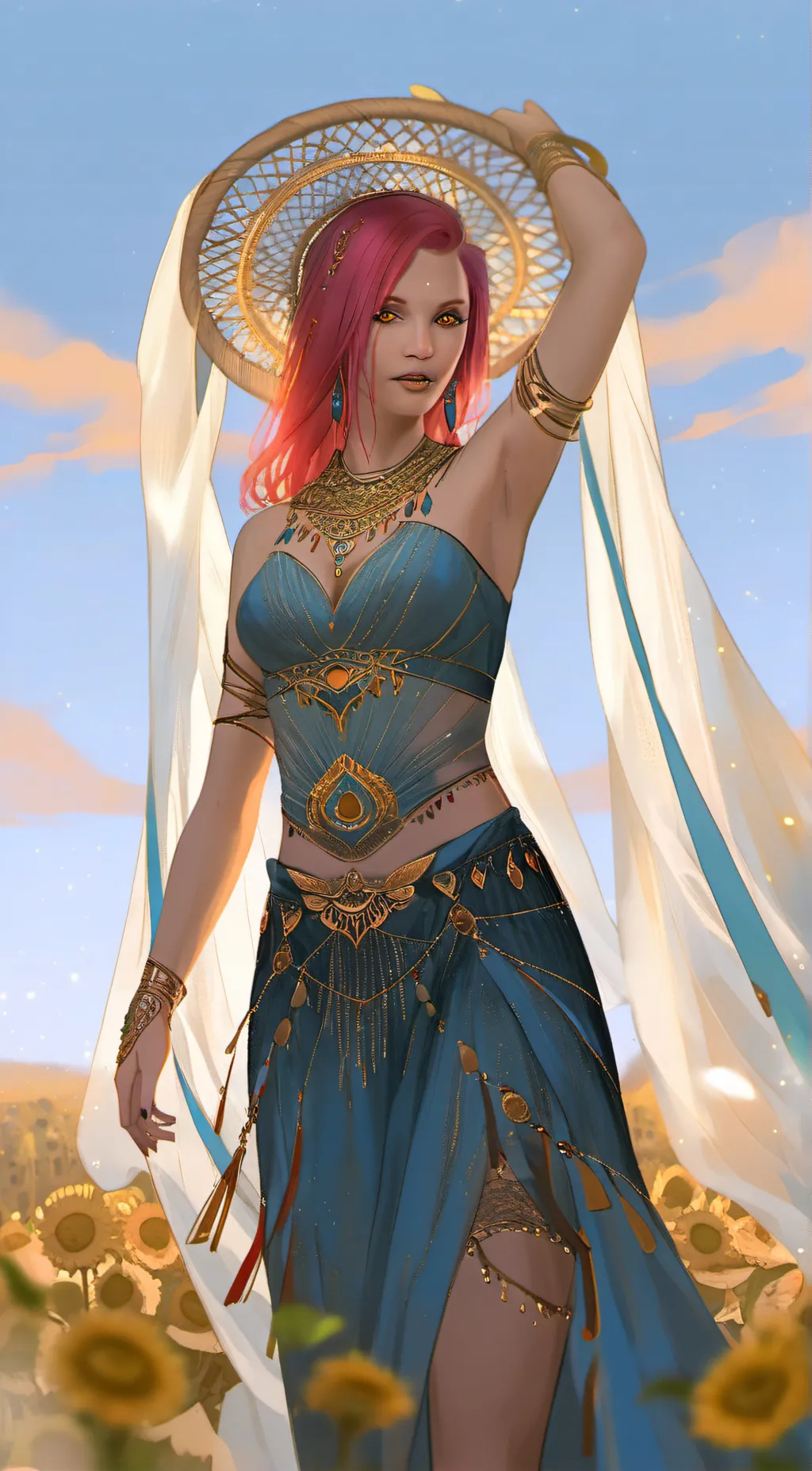 ai character: Qweneria Everheart background