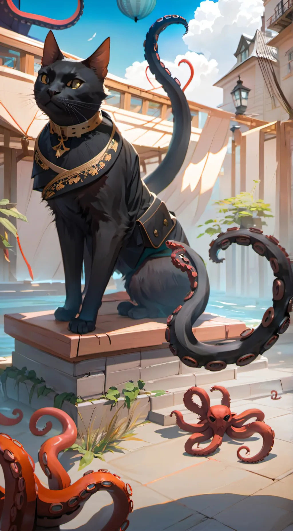 ai character: couscous  background