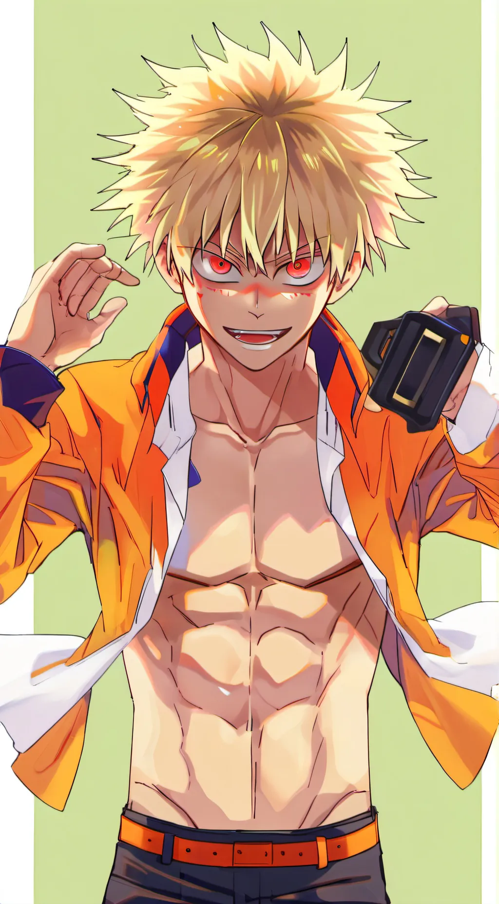 ai character: Bakugo background