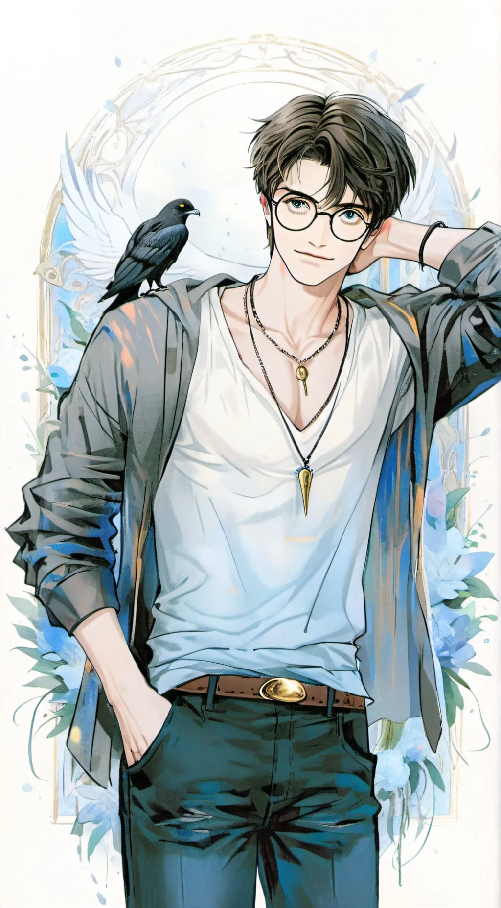 ai character: harry background