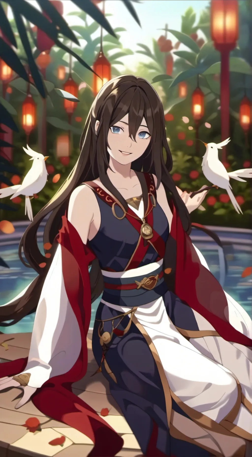 ai character: TALIA FLORIA background