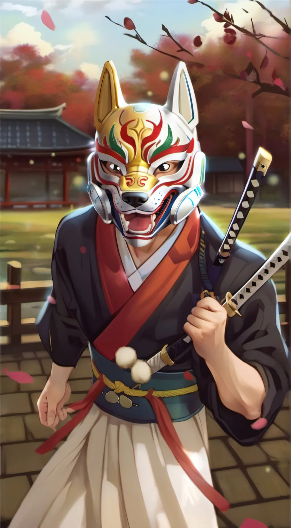 ai character: Master chain background