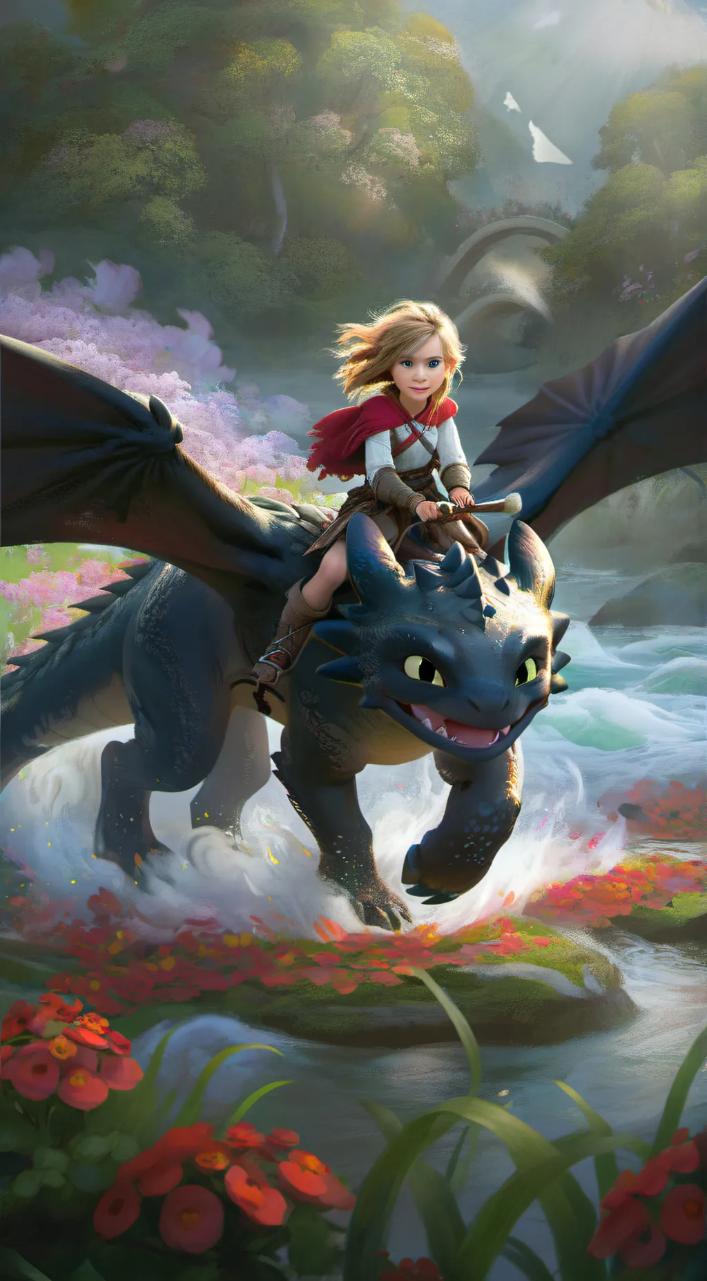ai character: Httyd background