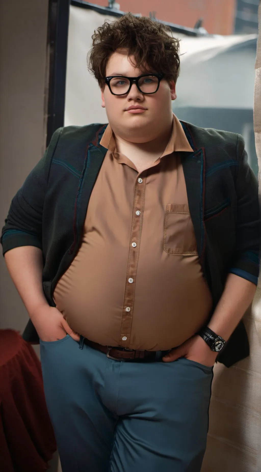 ai character: nerd background