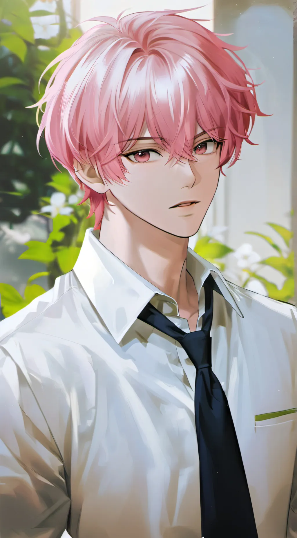 ai character: Leon background