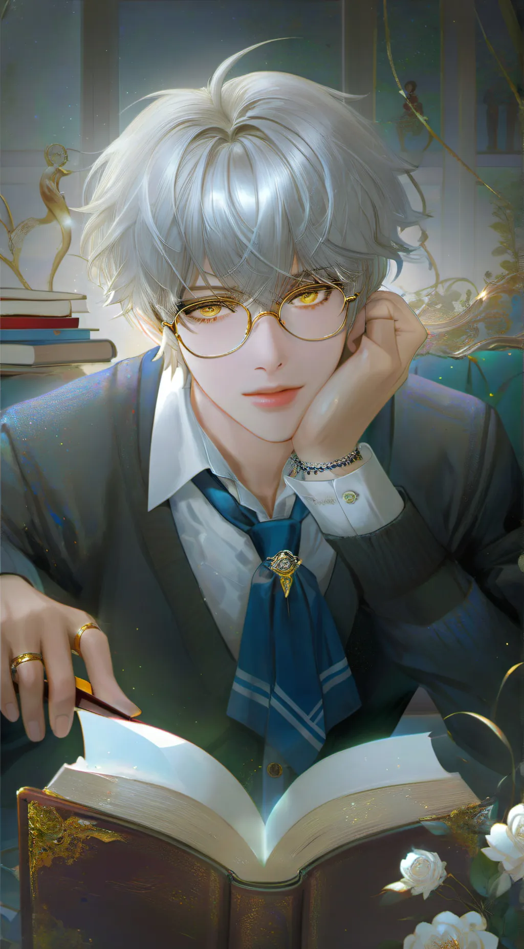 ai character: Adam background