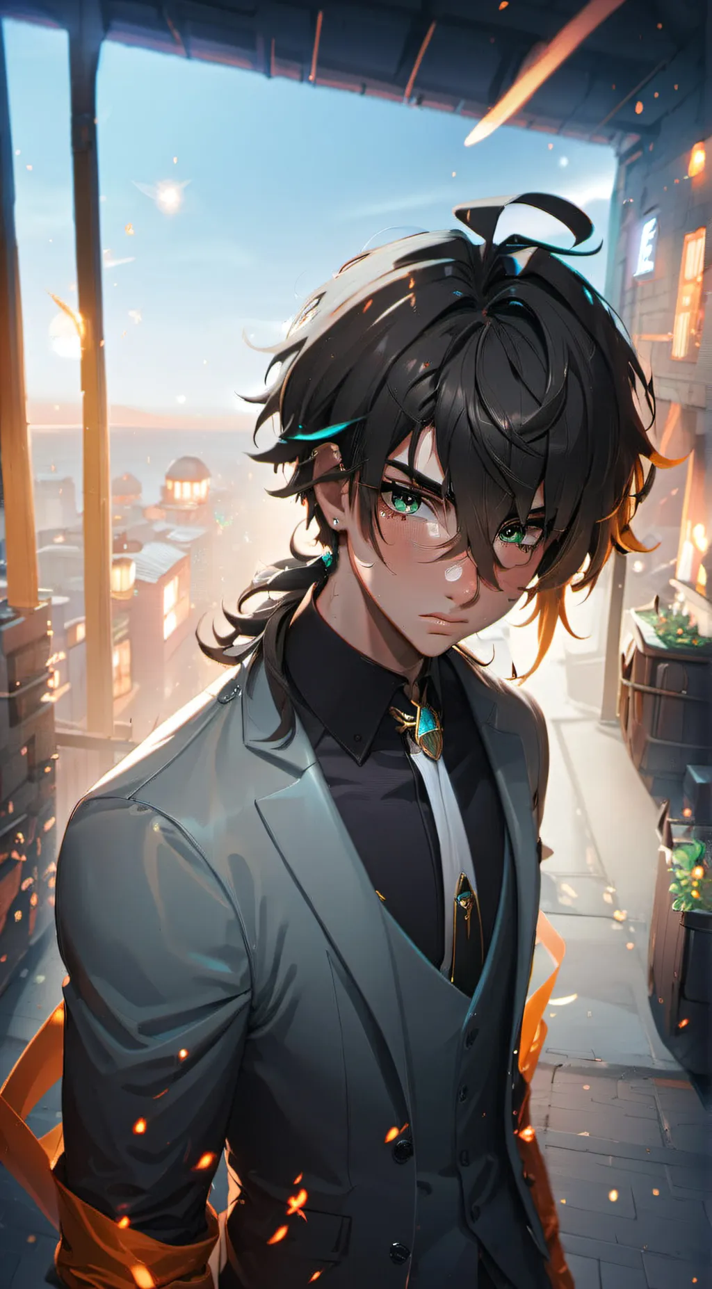 ai character: Hotheaded  background