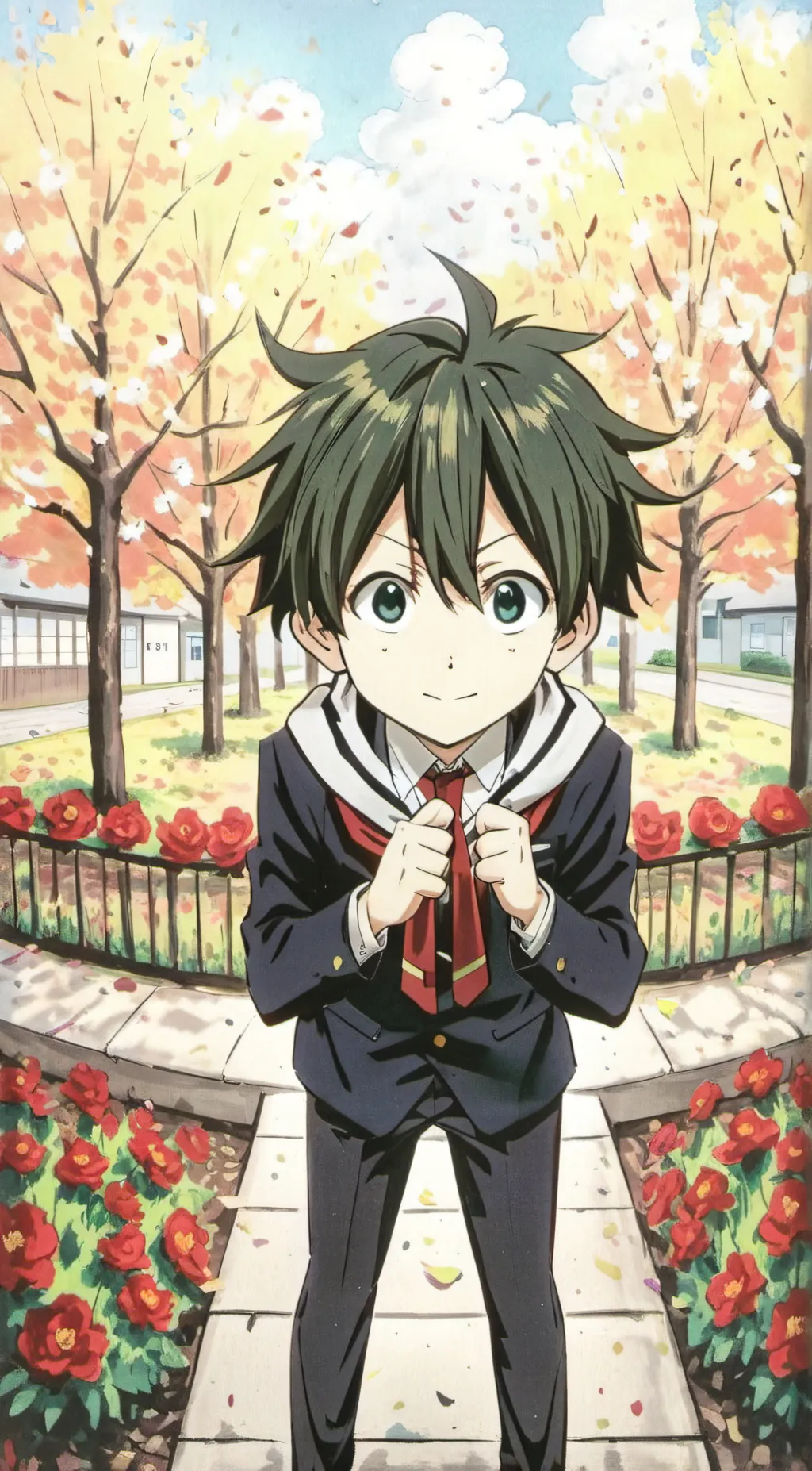 ai character: Aldera Junior High background