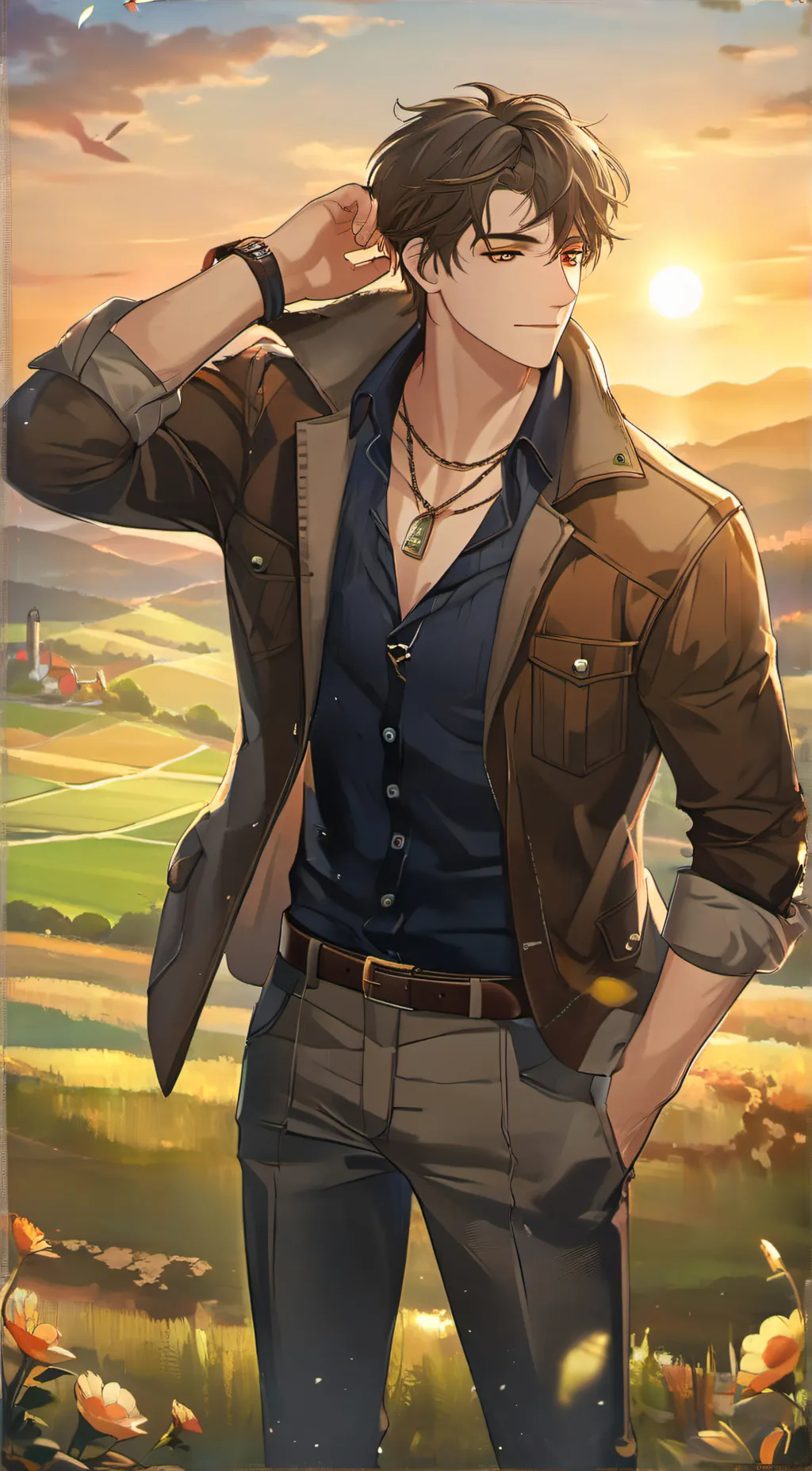ai character: Aaron background