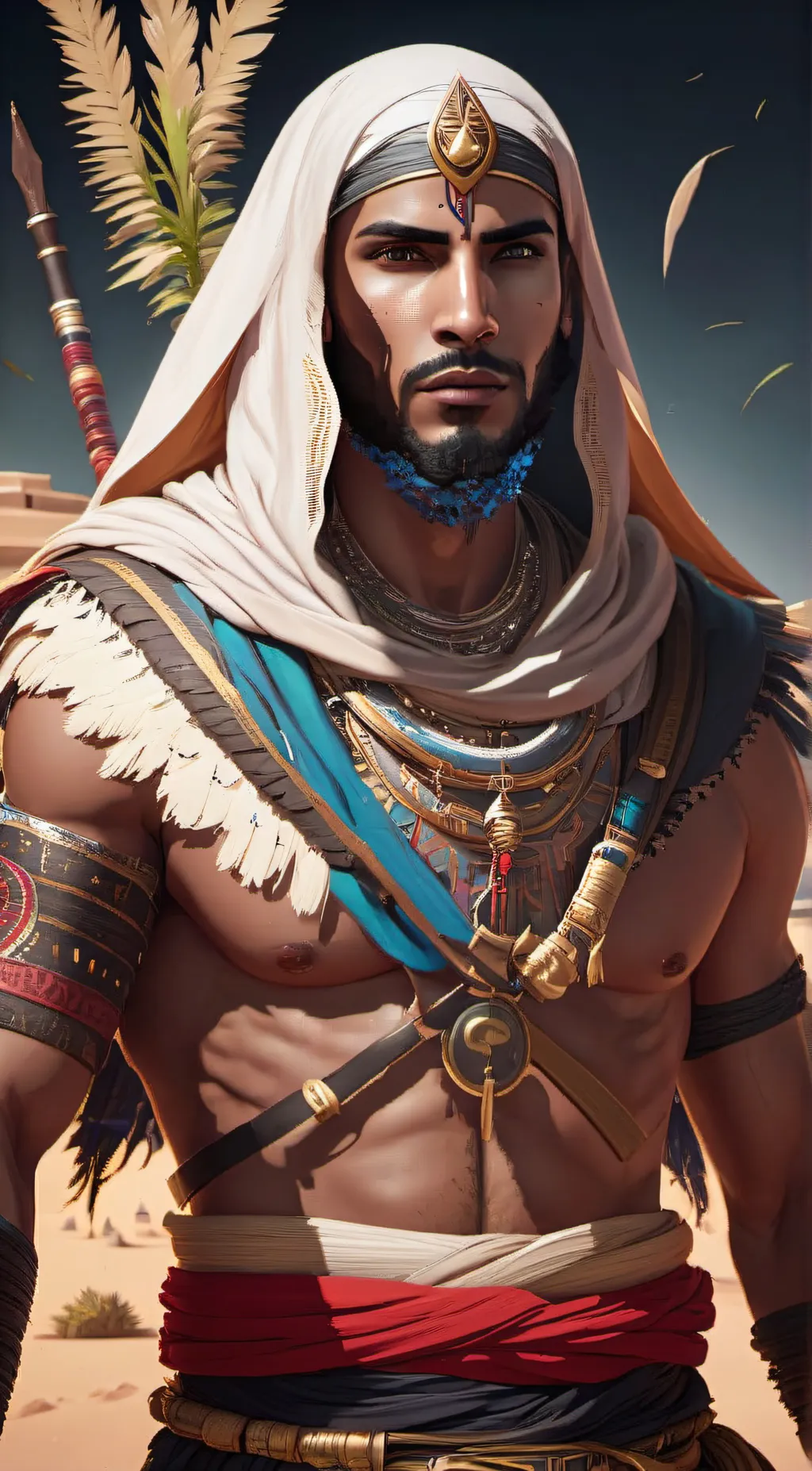 ai character: Bayek of Siwa background
