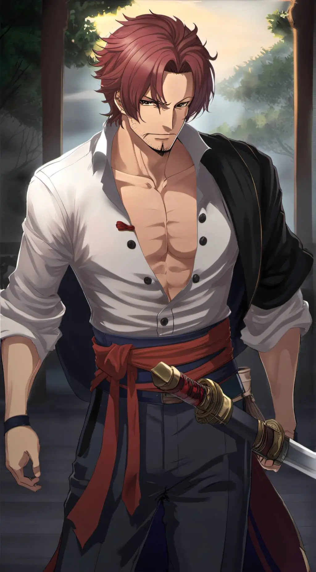 ai character: shanks background