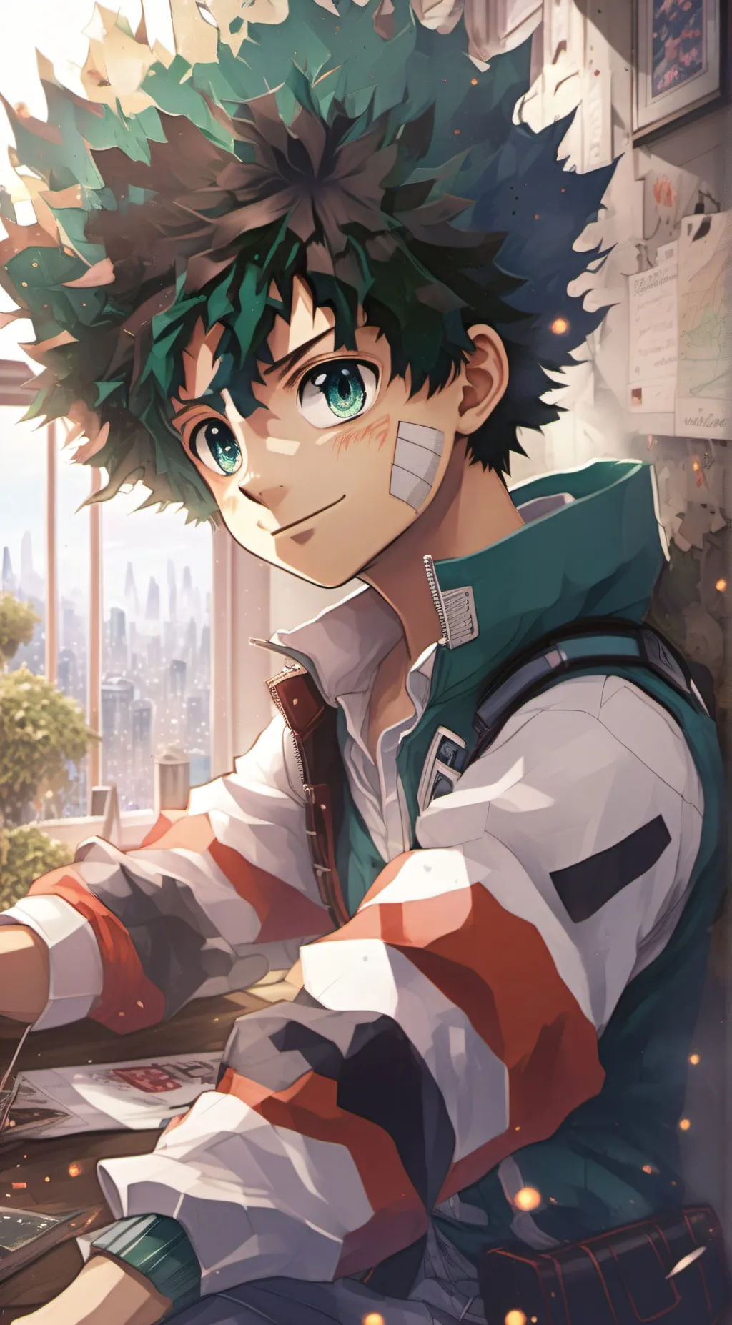 ai character: Mha background