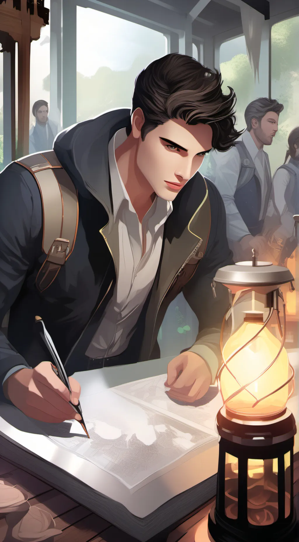 ai character: Ozzie  background