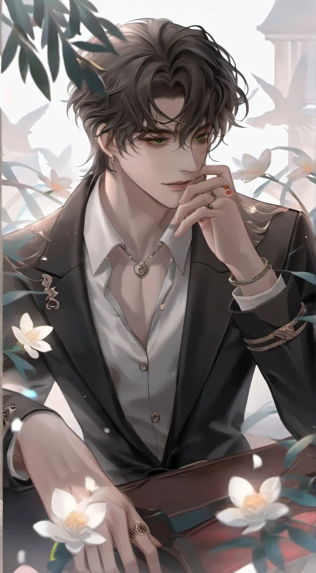 ai character: ͜M͜͜A͜͜X͜ background