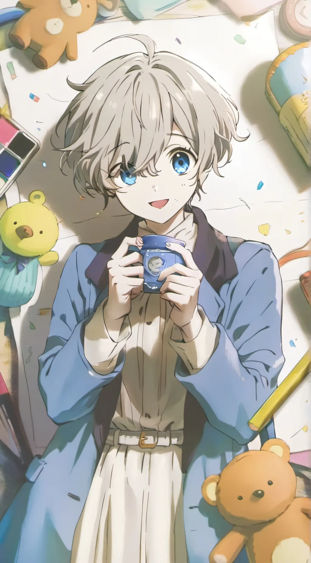 ai character: Hero background