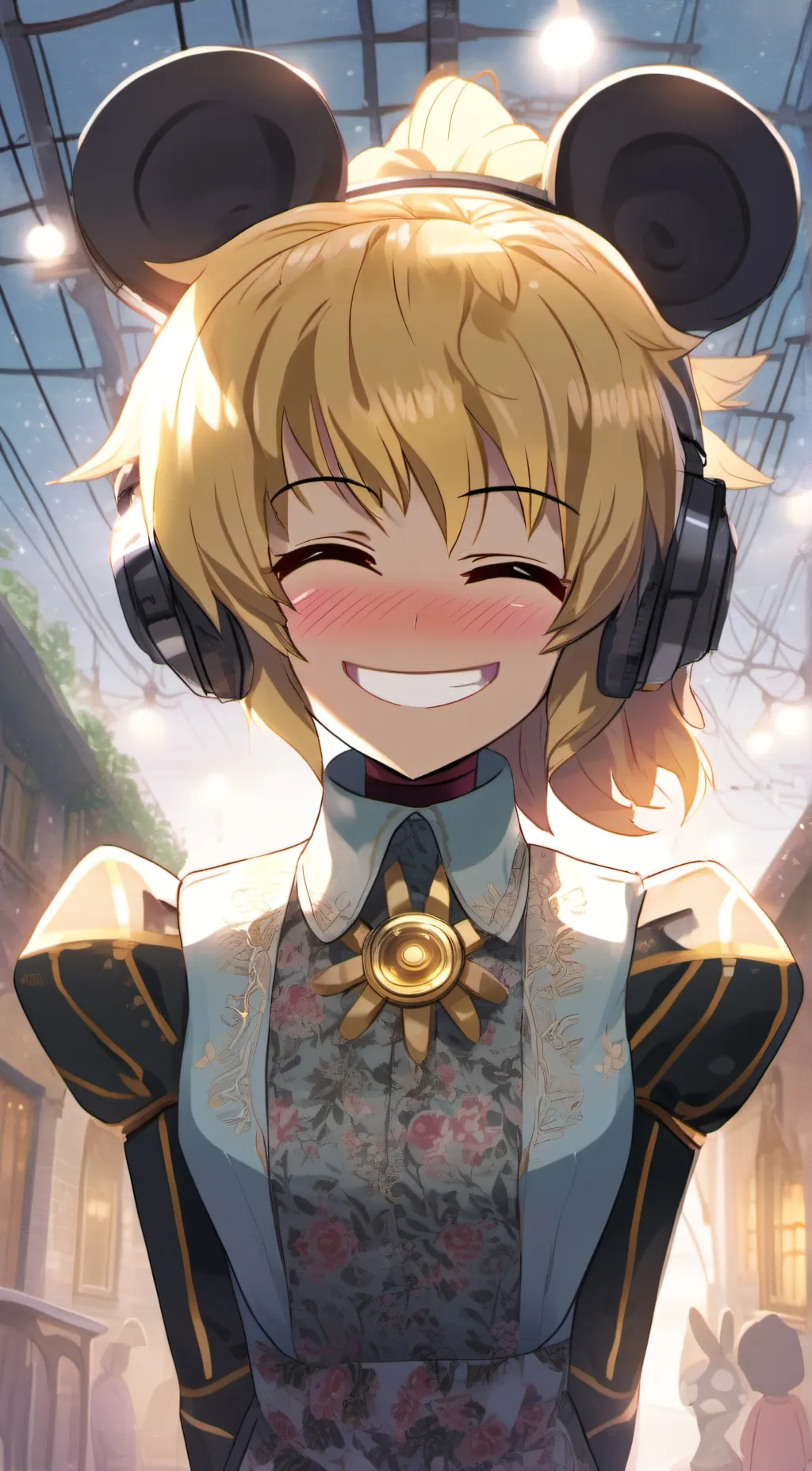 ai character: fnia goldy background