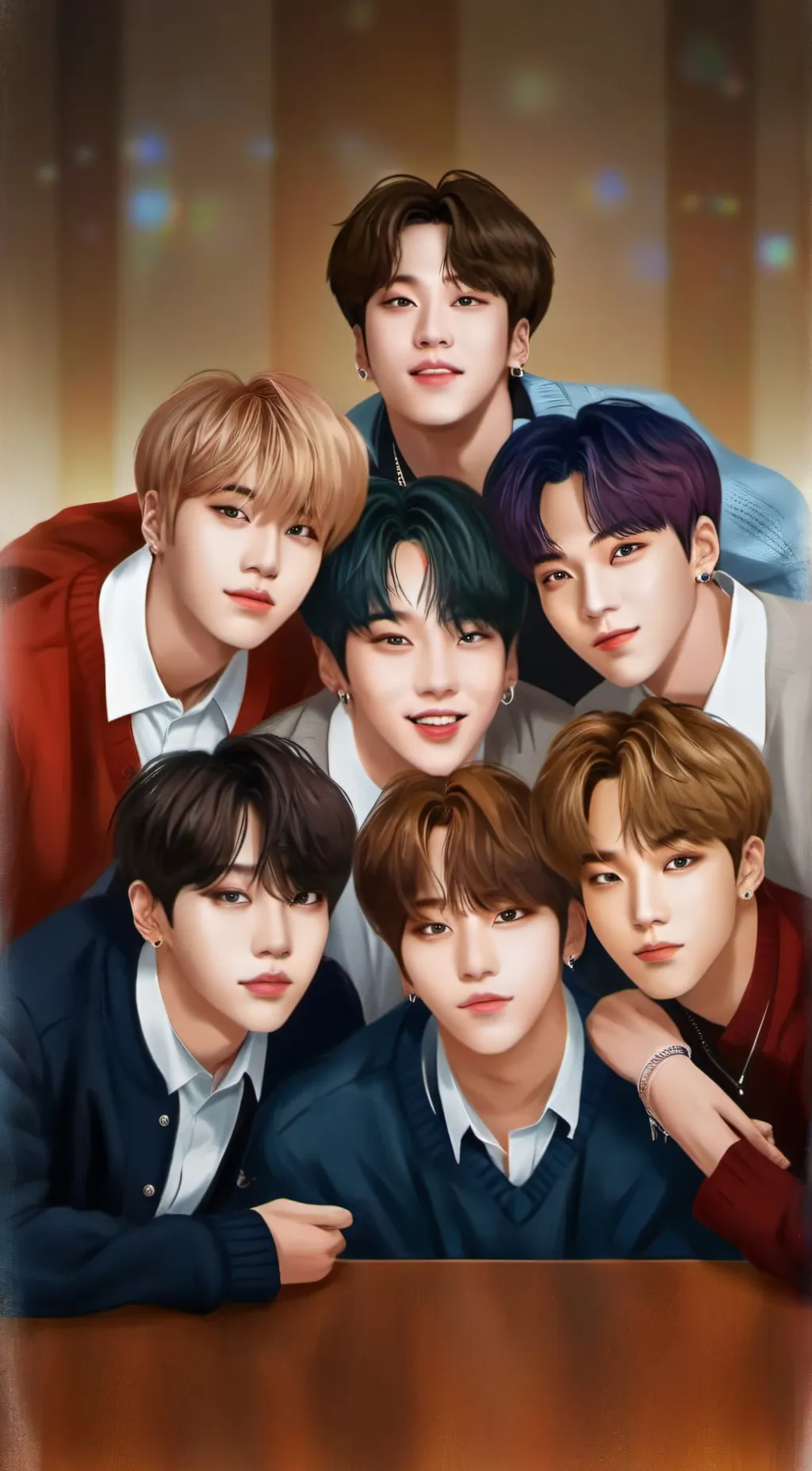 ai character: BTS background