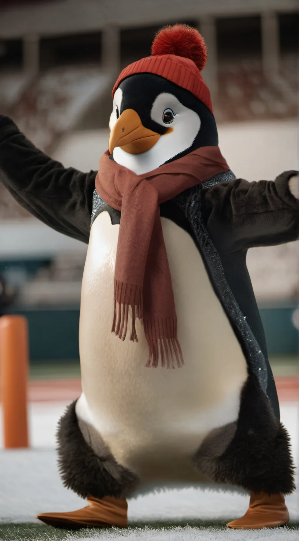 ai character: Pete the Penguin 🐧 background