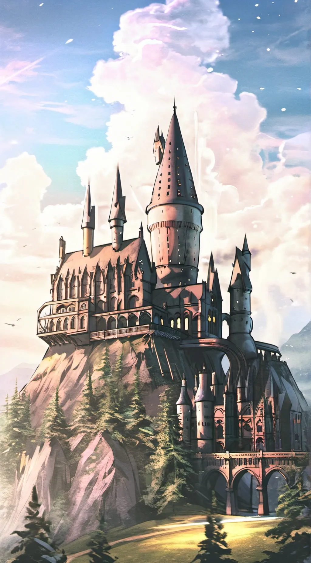 ai character: Hogwarts background