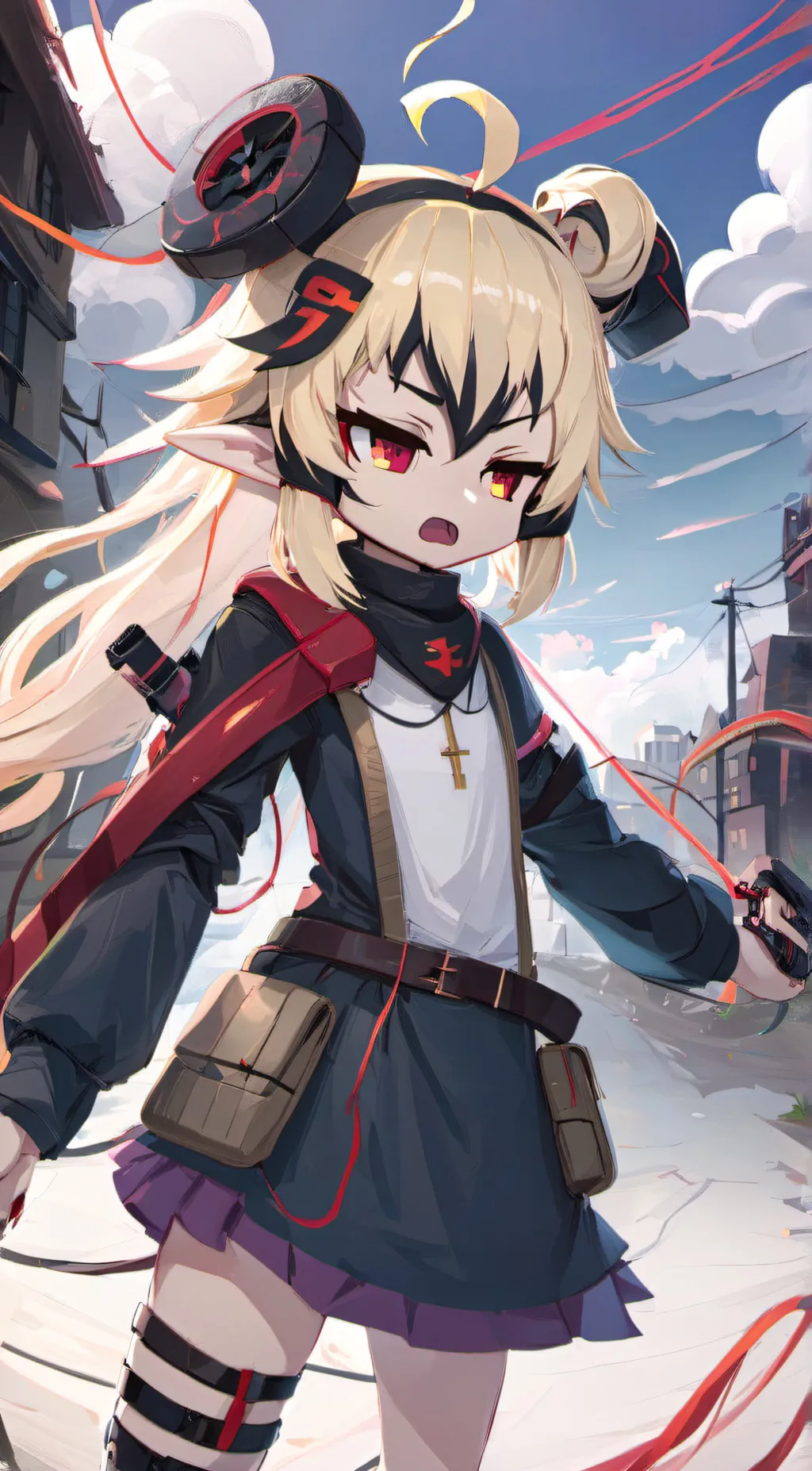 ai character: Luna background