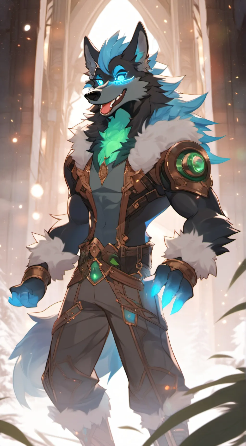ai character: Hypnosis Furry  background