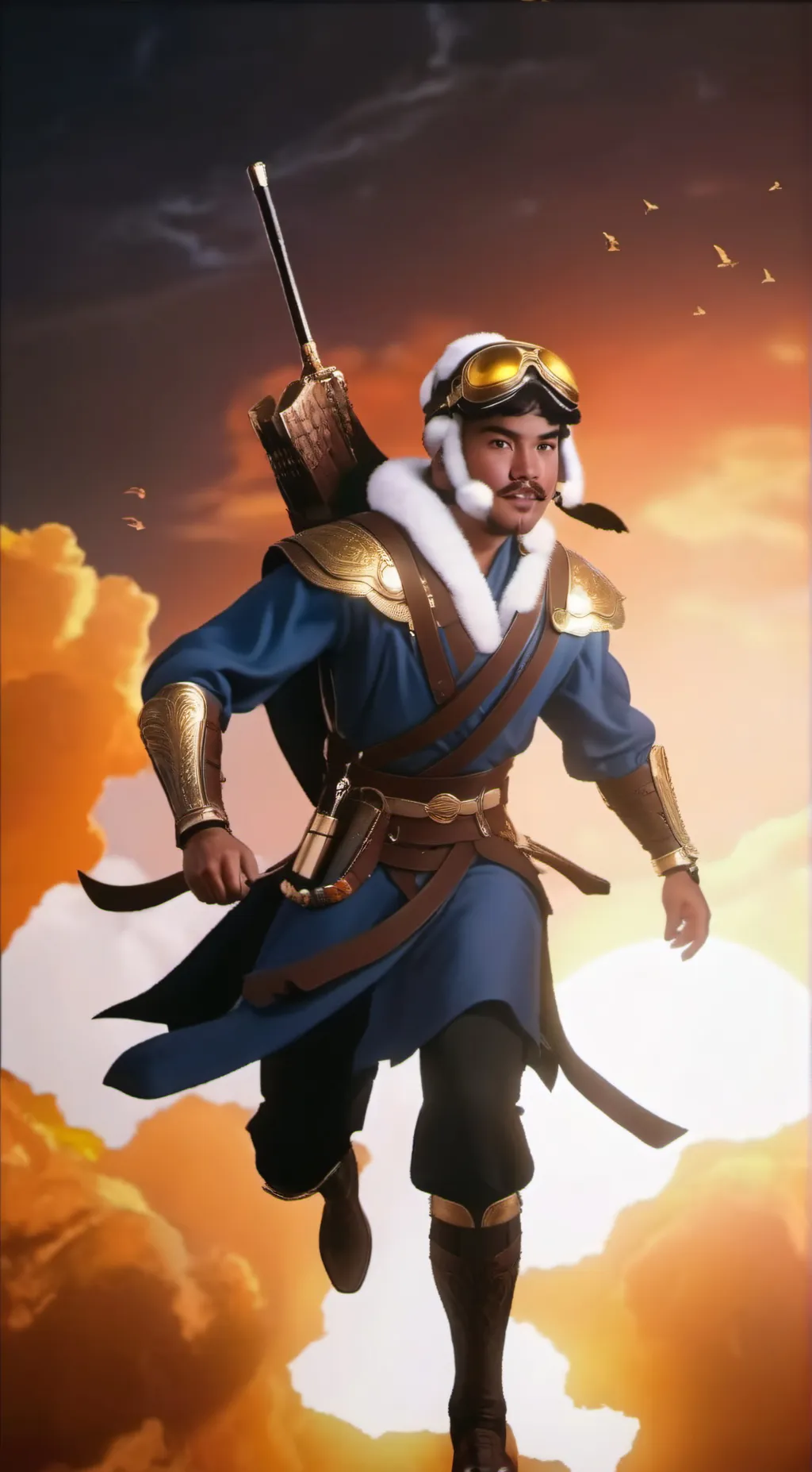 ai character: JohnPaul Talkie background