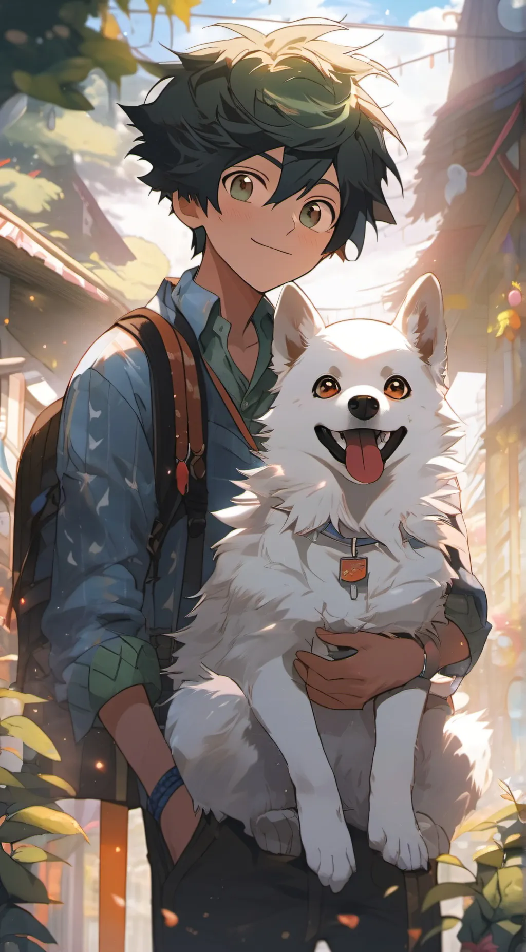 ai character: izuk background