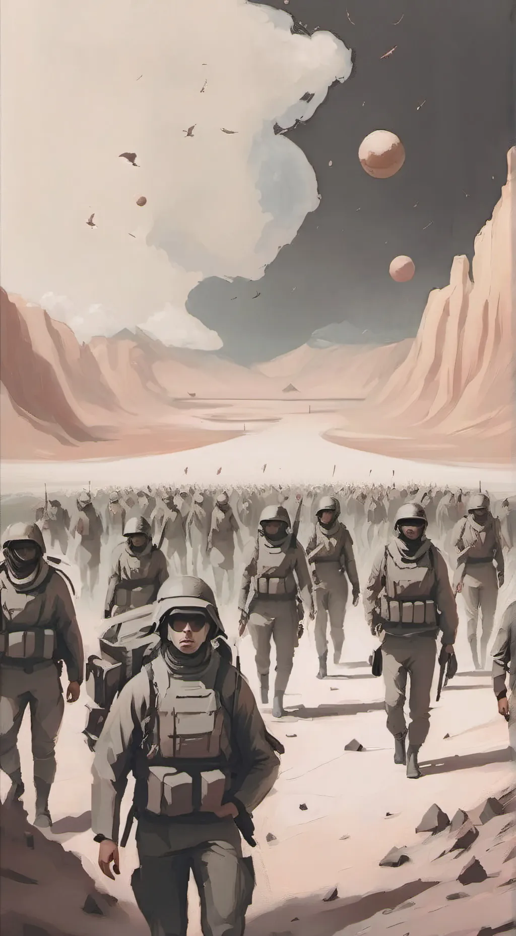 ai character: army background