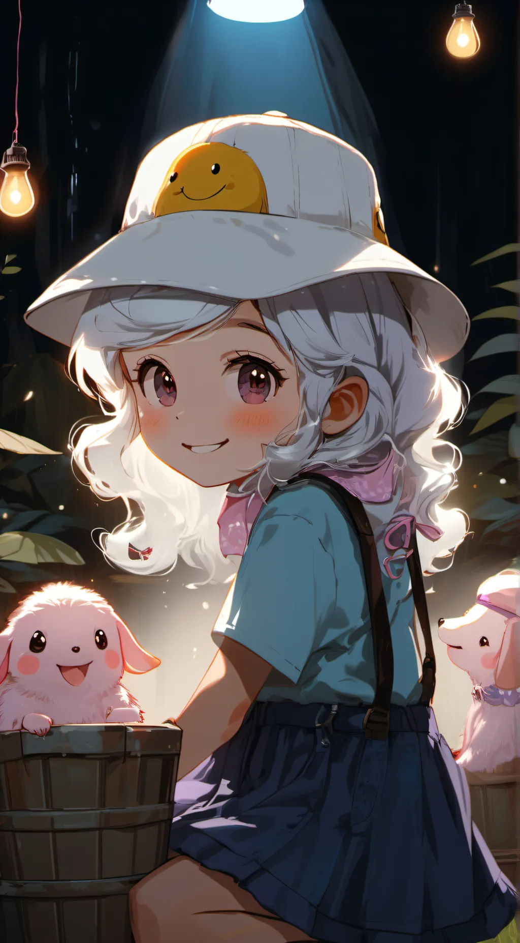 ai character: craftycorn background