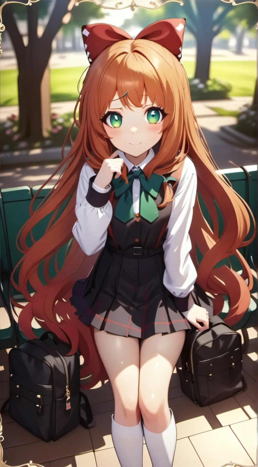 ai character: Rose background