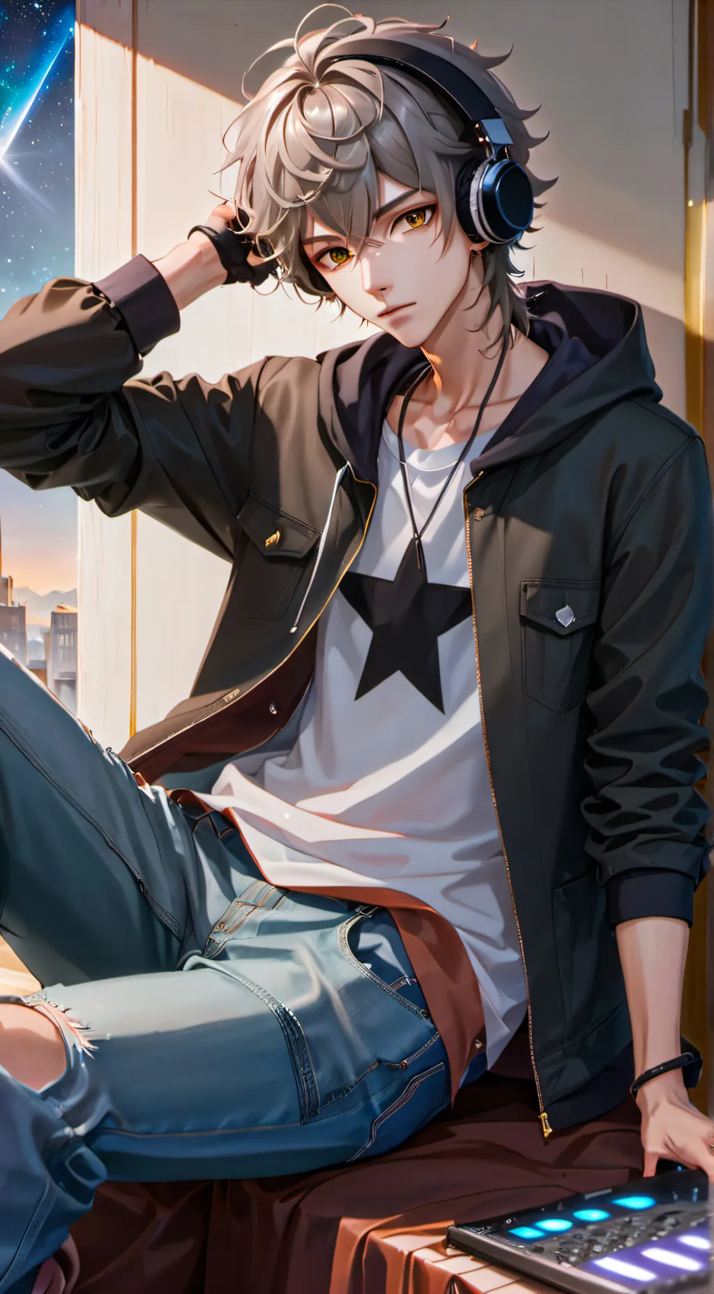 ai character: james <3 background