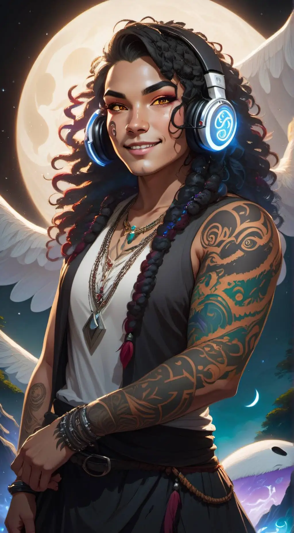 ai character: Aroha Arielle background
