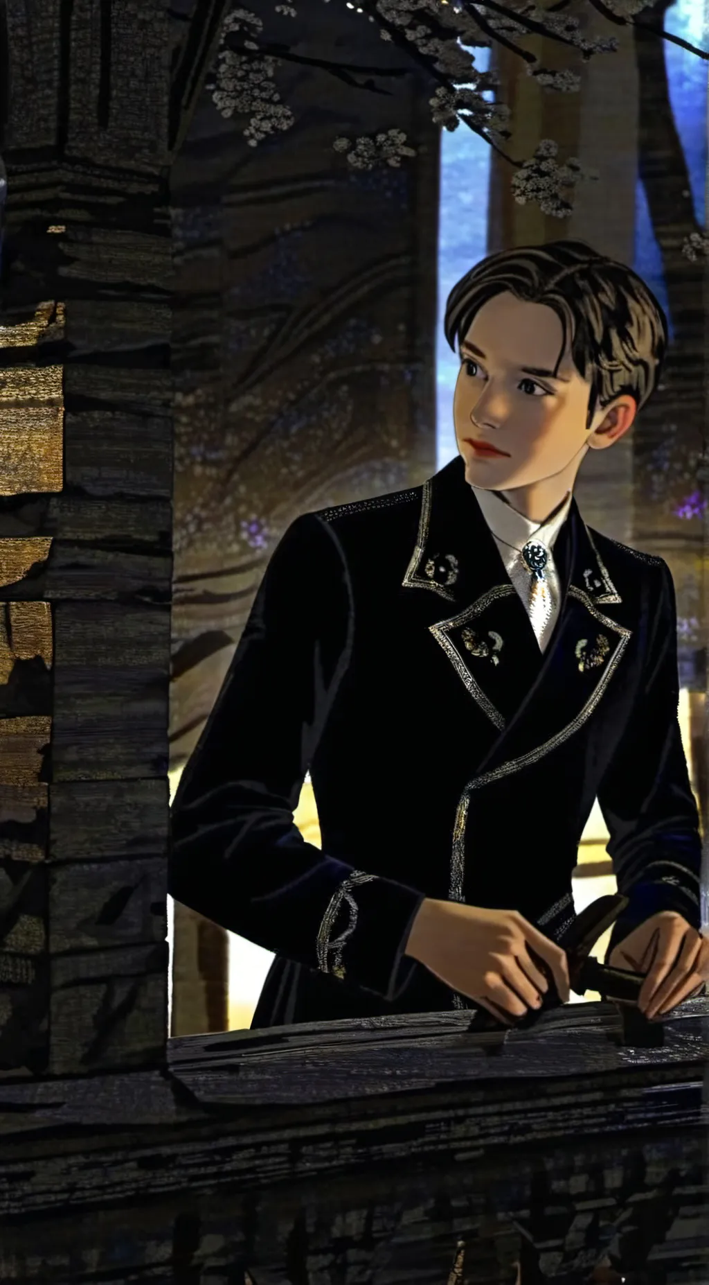 ai character: andrija  background