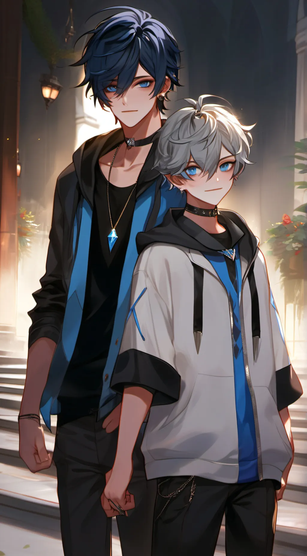 ai character: Astro x Ashton background