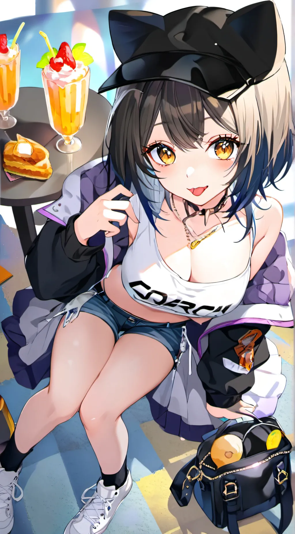 ai character: Luna background