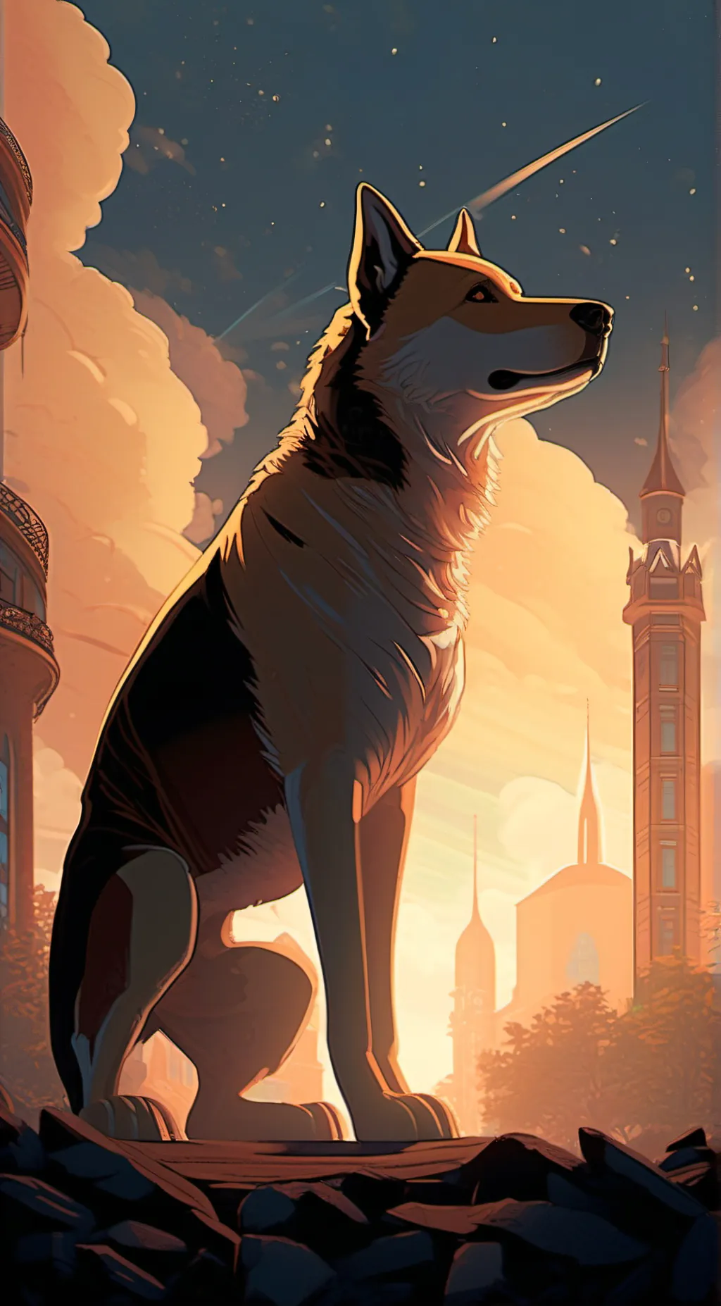 ai character: Demon slayer(AU)  background