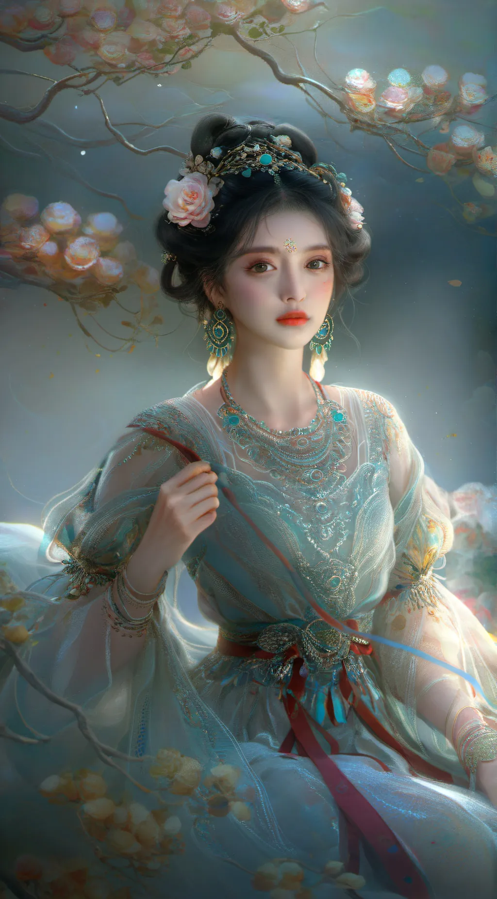 ai character: aleyagracebagacina background