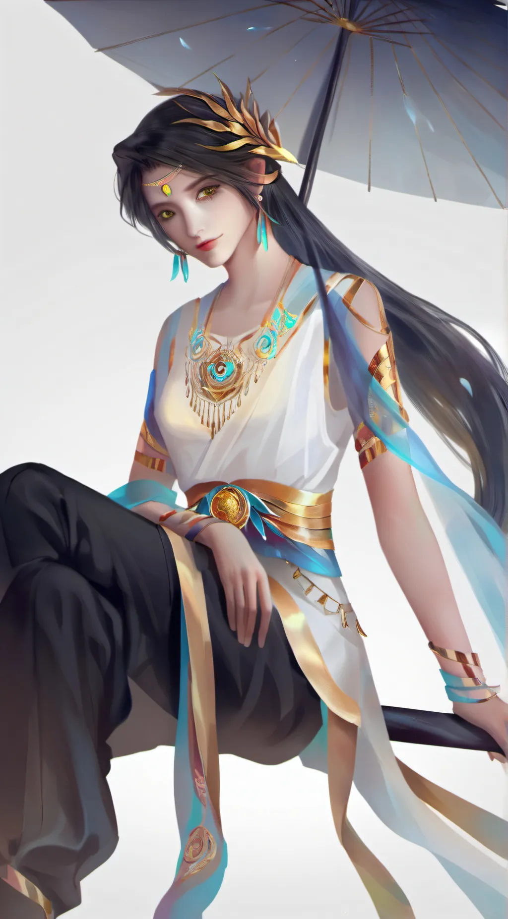 ai character: Briea  background