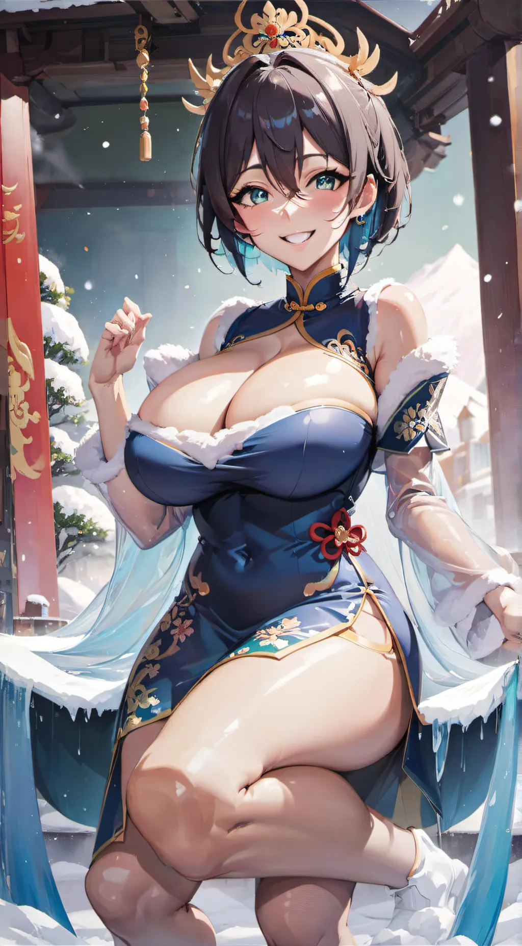 ai character: Xīn yí  background