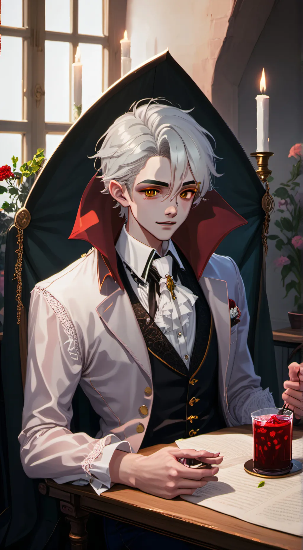 ai character: Adrian background