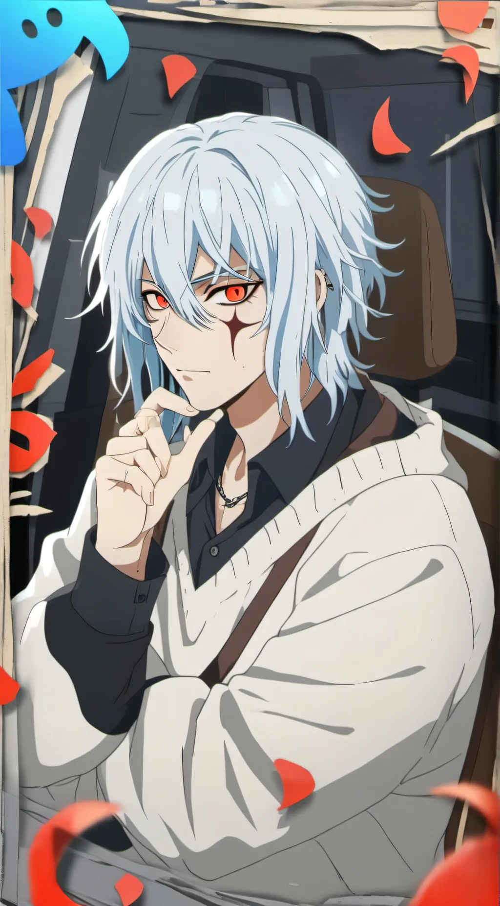 ai character: Tomura Shigaraki  background
