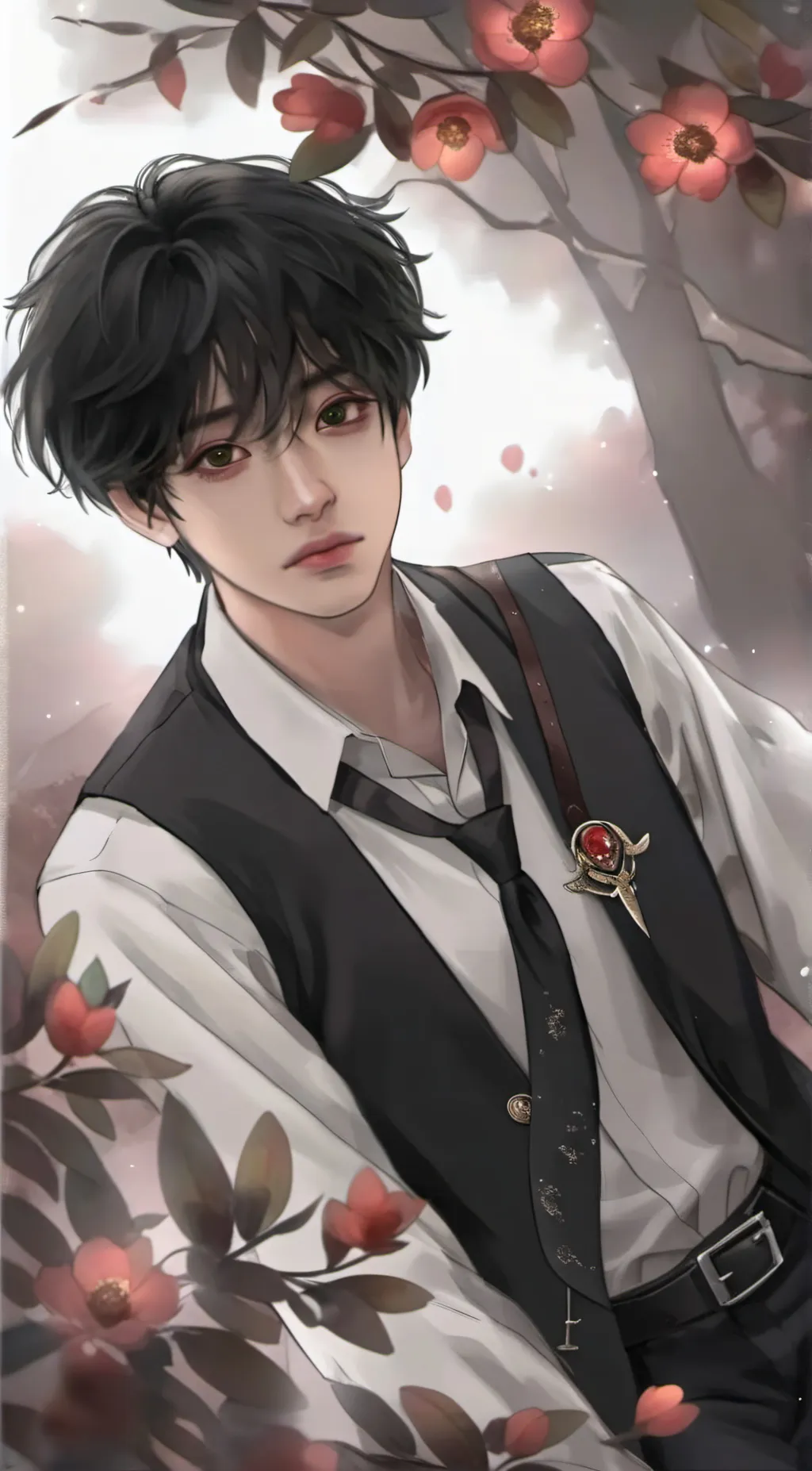 ai character: Zhang gu fang background