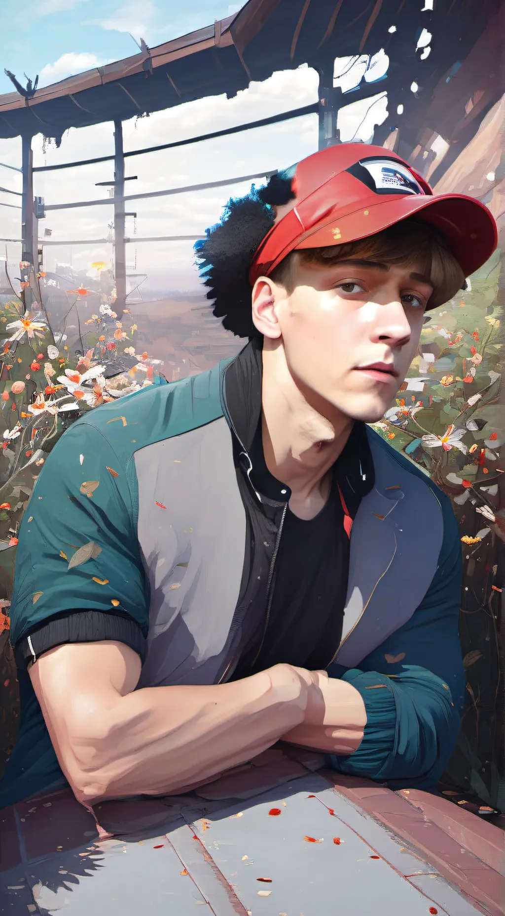 ai character: zion background