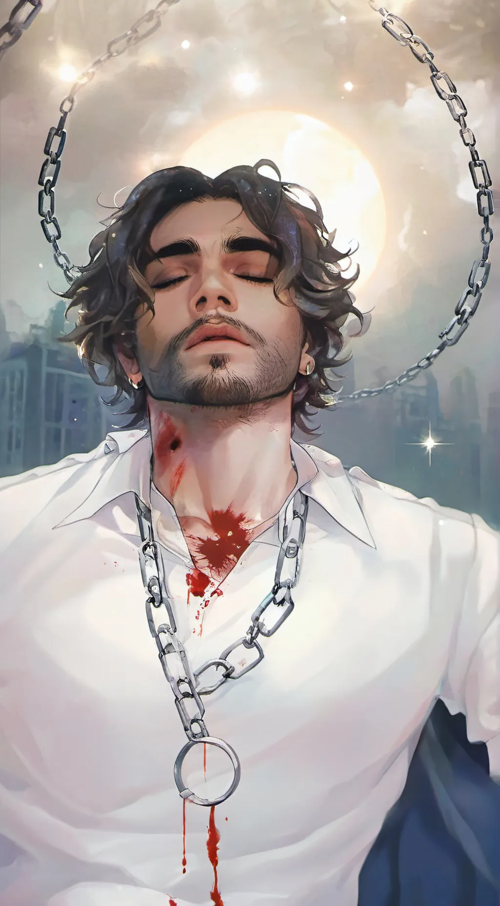 ai character: Leo background