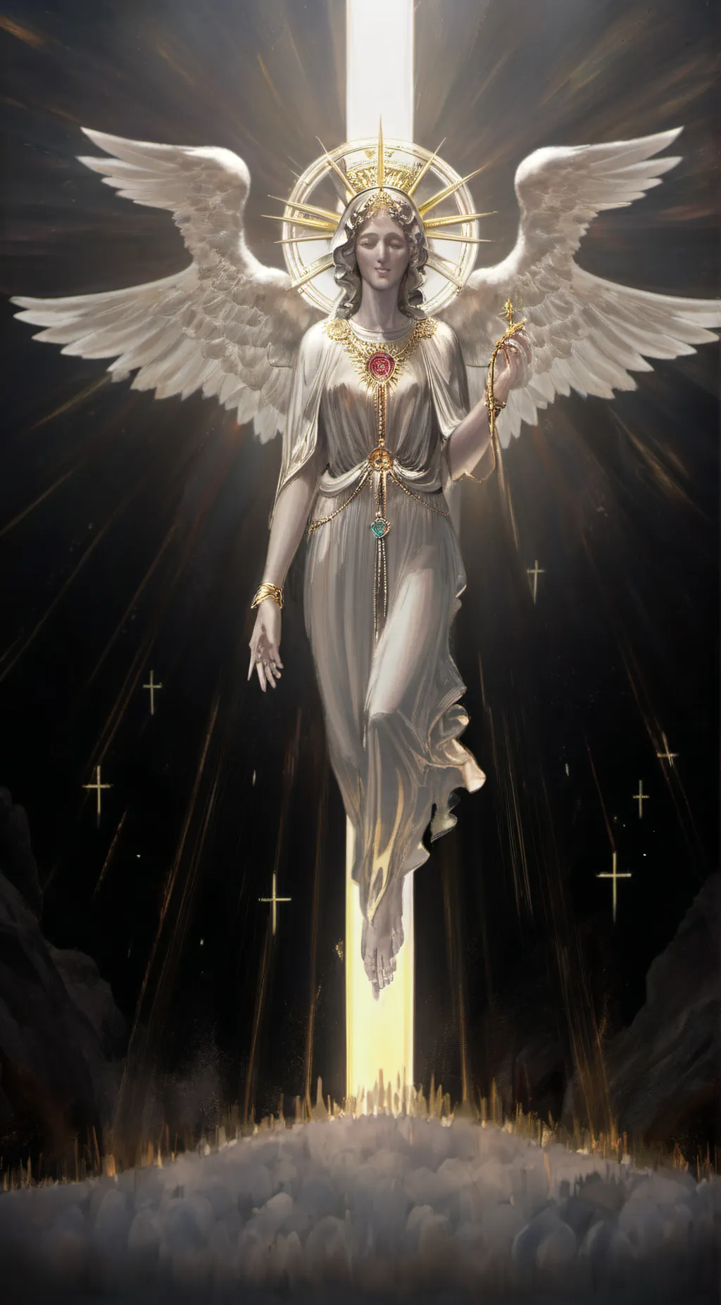 ai character: Aria background