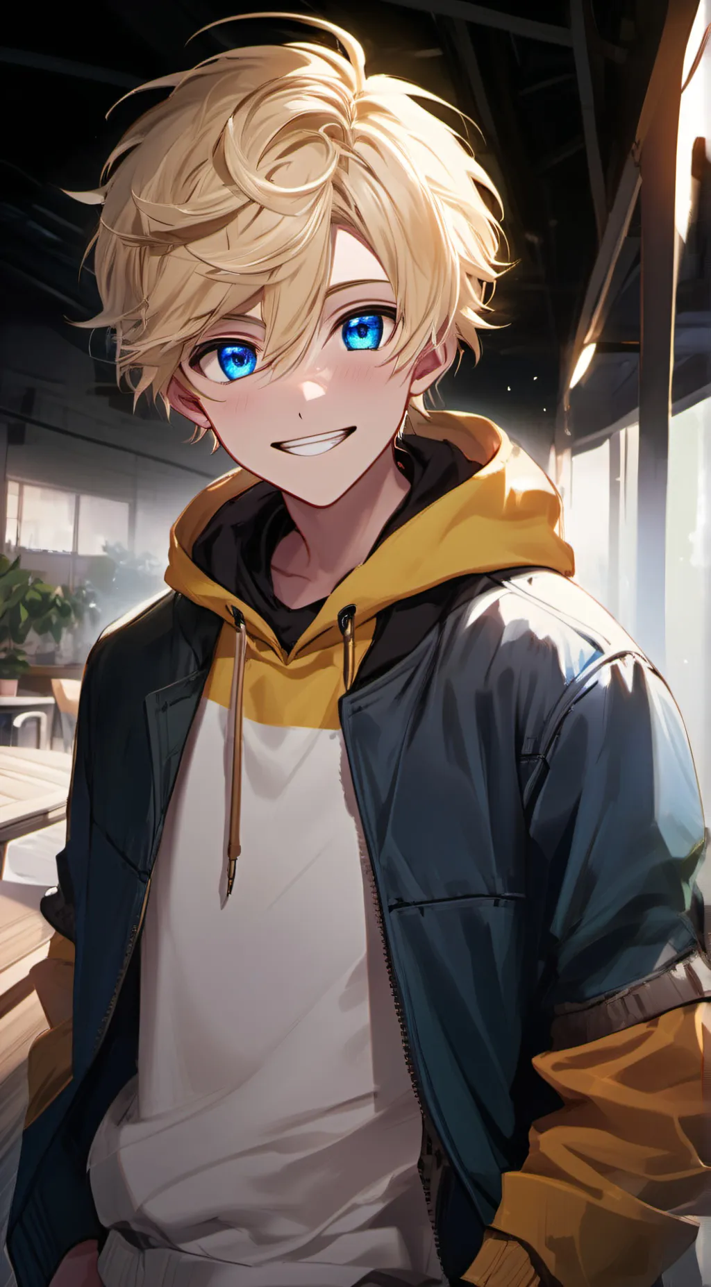 ai character: Hayden background